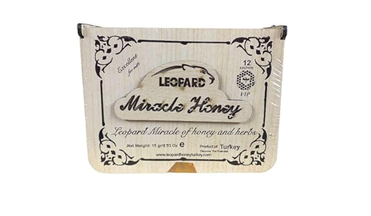 Leopard Miracle Honey for Man 12 Sachets Sex Timing Pill Royal Honey